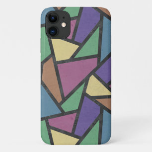 Muted rainbow colors mosaic pattern Case-Mate iPhone case