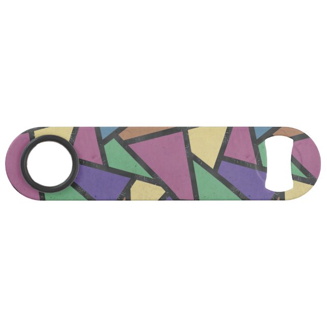 Muted rainbow colours mosaic pattern (Front (Horizontal))