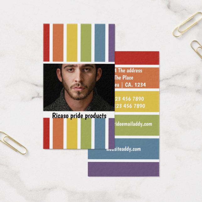 Muted Rainbow Pride Personalised (Office)