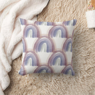 Muted Rainbow Signature Outdoor Pillow
