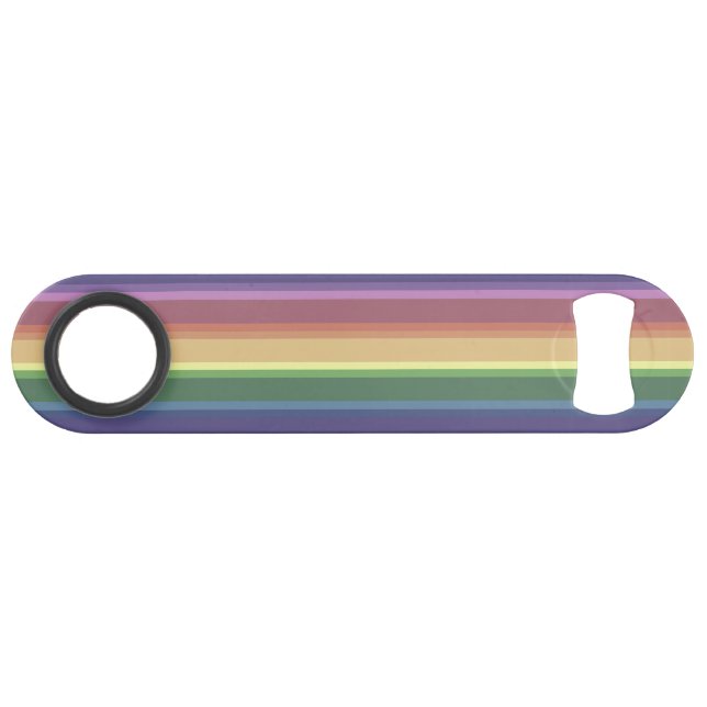 Muted rainbow stripes (Back Horizontal)