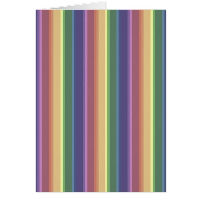 Muted rainbow stripes (Front)