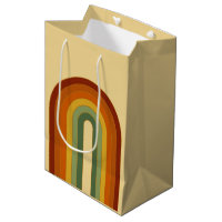 Muted Retro Groovy Layered Rainbow Aesthetic