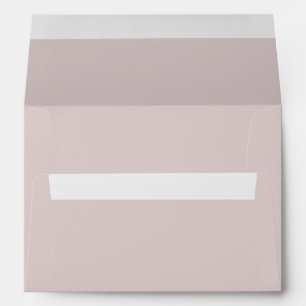 Muted Rose Monochromatic Wedding Wedding Envelope