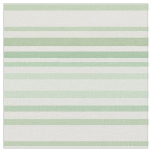 Muted Sage & Olive Green Variegated Stripes Fabric