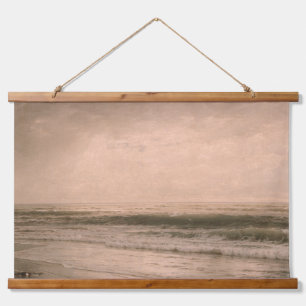 Muted Seascape Painting Hanging Tapestry