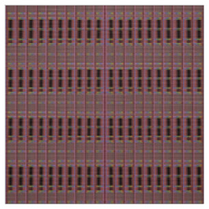 Muted Sombre Burgundy Abstract-Patterned Fabric