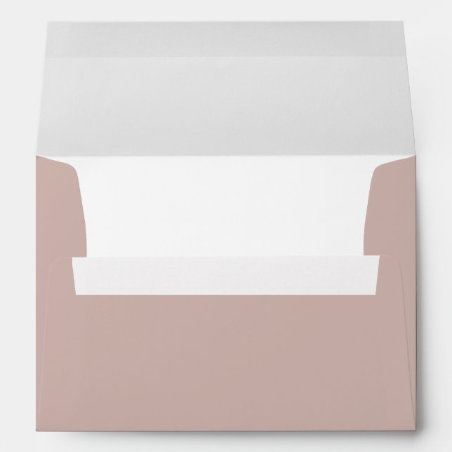 Muted Tones Girl Baby Shower  Envelope (Back (Bottom))
