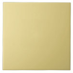 Muted Yellow Ceramic Tile. Tile<br><div class="desc">I am calling this yellow "Muted yellow! It is not far off an ivory color but has yellow tones. Muted colors are in trend this year so I could see this in a modern house. It is also a kind of retro yellow. For wall decor, upcycling items or furniture in...</div>