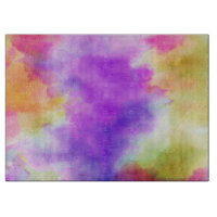Mutil-colour Decorative Glass Cutting Board