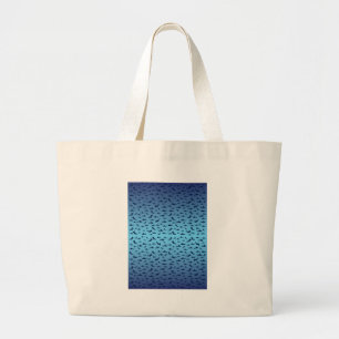 Mutilple Hammer Head Sharks Large Tote Bag