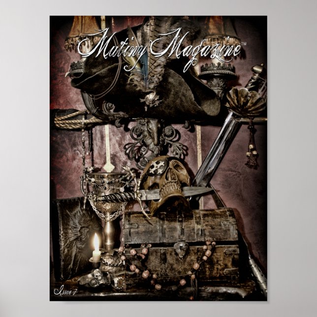 Mutiny Magazine Issue 7 Front Cover Poster (Front)