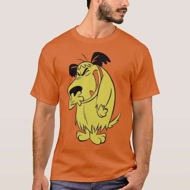Muttley Laughing Wacky Races Cartoon Dog boy T-Shirt (Front)