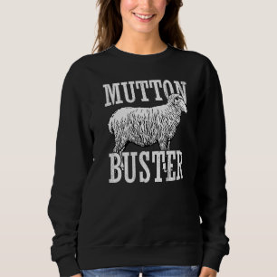 Mutton Buster Rodeo State Fair Kids Sheep Riding Sweatshirt