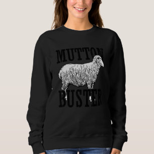 Mutton Buster Rodeo State Fair Kids Sheep Riding Sweatshirt