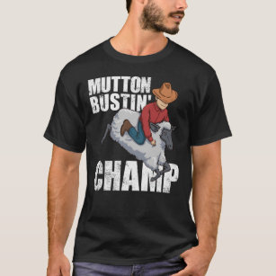 Mutton Bustin' Champ Rodeo State Fair Kids T-Shirt