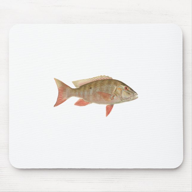 Mutton Snapper Illustration Mouse Pad (Front)