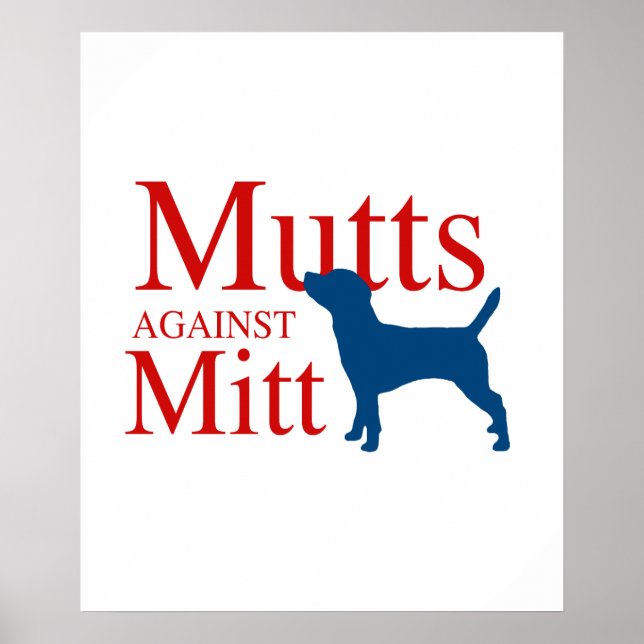 Mutts against Mitt Poster (Front)