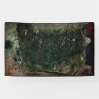 Mütvia, 3'x5' Vinyl Map