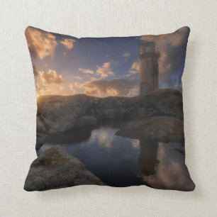 Muxia Lighthouse Galicia, Spain Cushion
