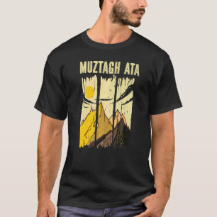 Muztagh Ata Mountain Peak Summit Climber T-Shirt