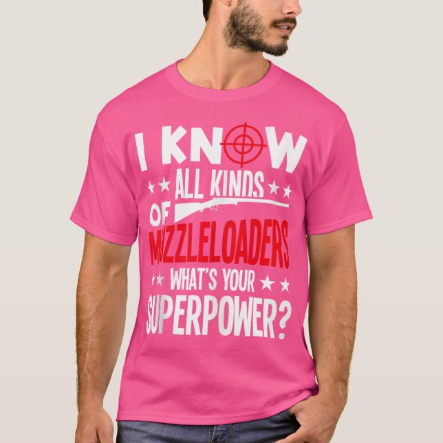 Muzzleloader Rifle Muzzleloading Cleaning Kit Boar T-Shirt (Front)