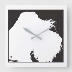 muzzler square wall clock