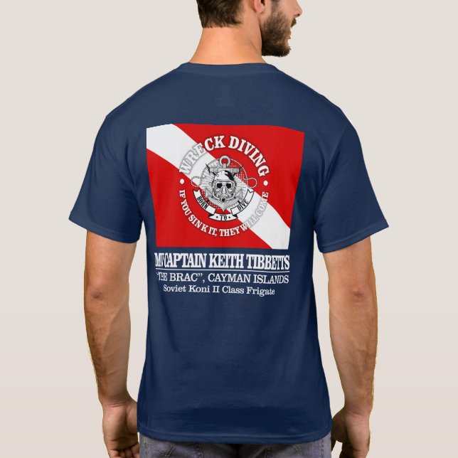 MV Capt Keith Tibbetts (best wrecks) T-Shirt (Back)