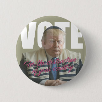 MV Metaverso VOTE Trump 6 Cm Round Badge