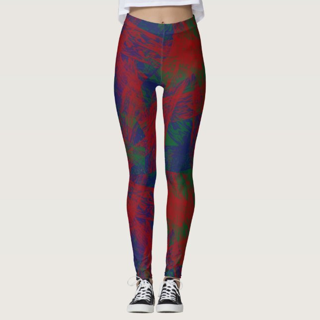MVB Abstract Retro Leggings (Front)