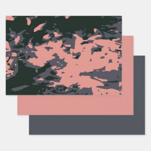 MVB Camouflage Pink Design Wrapping Paper Sheet