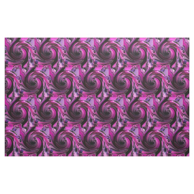 MVB Hot Pink Swirl Fabric Design 1 (Yard)
