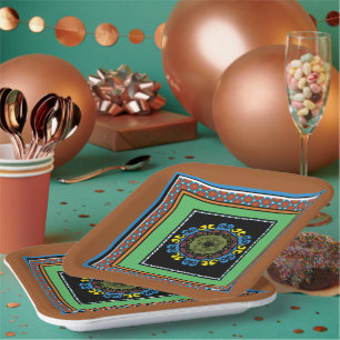 MVB Mexican Pride 1 Design Paper Plate