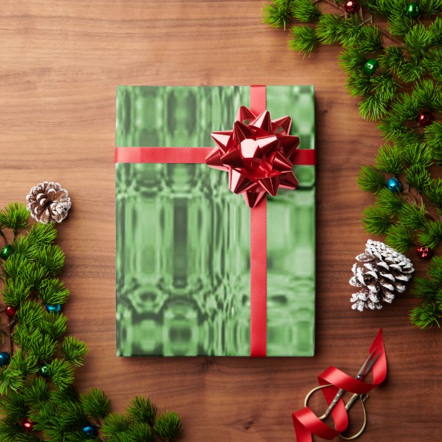 MVB Mint Green-Faux Glass-Wrapping Paper (Holiday Gift)