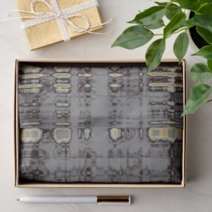 MVB Plaid Grey Beige Design Tissue Paper