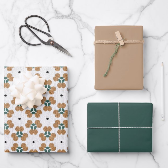 MVB Retro Simplicity 1 Wrapping Paper Sheet (Front)