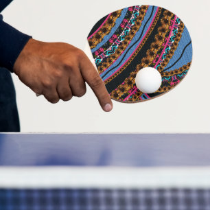 MVB Textile Abstract Creative Pieces Ping Pong Paddle