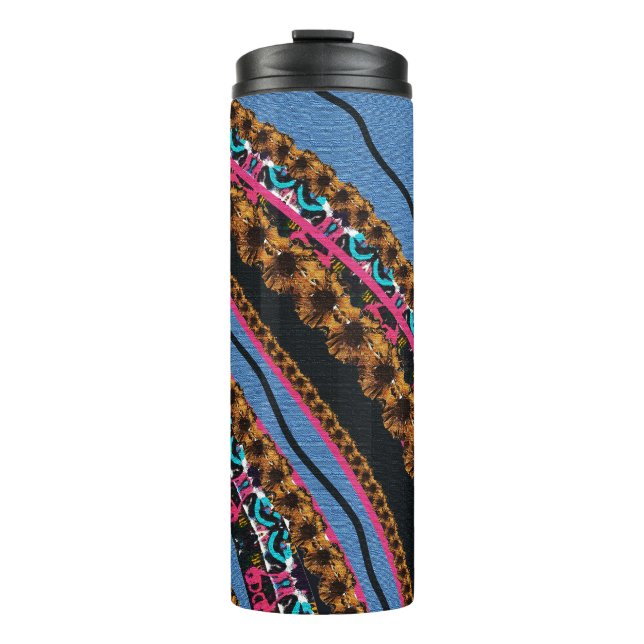 MVB Textile Abstract Creative Pieces Thermal Tumbler (Front)