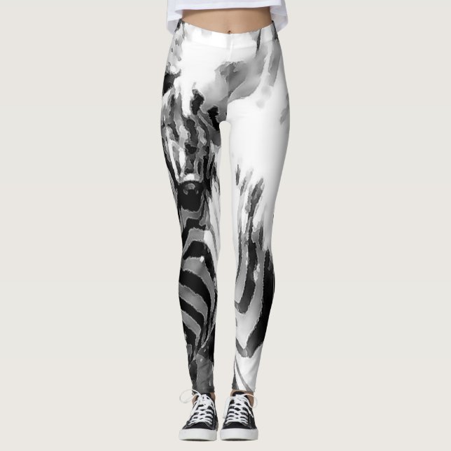 MVB Zebra Print Leggings (Front)