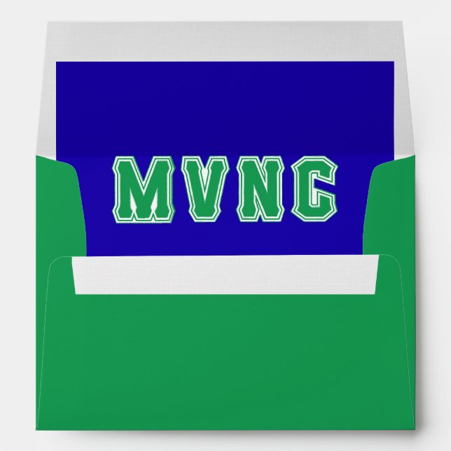 MVNC Alphabet Initials Envelopes (Back (Bottom))