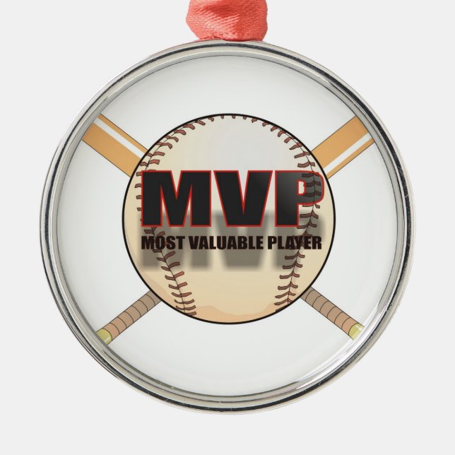 MVP BASEBALL ORNAMENT (Front)