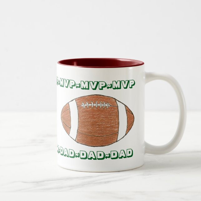 MVP DAD personalised Father's Day mug (Right)