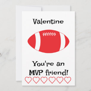 MVP Football Kids Classroom Holiday Card