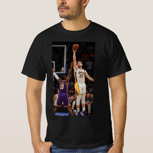 MVP Mode: Basketball Player Action T-Shirt (Front)