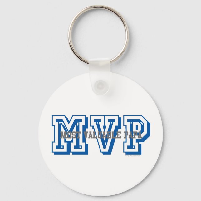 MVP-most valuable papa Key Ring (Front)