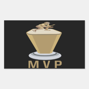 MVP RECTANGULAR STICKER