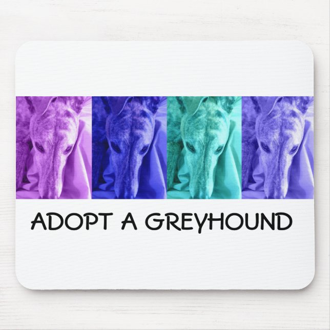Mx4 design ADOPT A GREYHOUND mousepad (Front)
