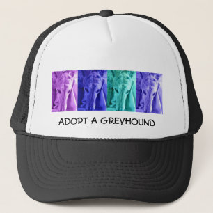 Mx4 design  ADOPT A GREYHOUND trucker hat