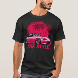 MX5 Miata Pink style T-Shirt