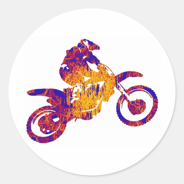 MX ENVIRONMENT RICH CLASSIC ROUND STICKER (Front)